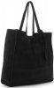 Bőr táska shopper bag Vittoria Gotti fekete V205454